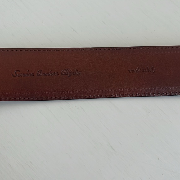 Ralph Lauren Genuine Alligator Belt black - Picture 4 of 9